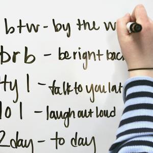 Text Message Language