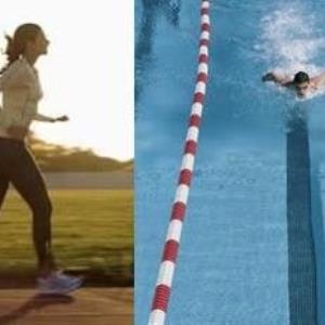 Running or swimming better